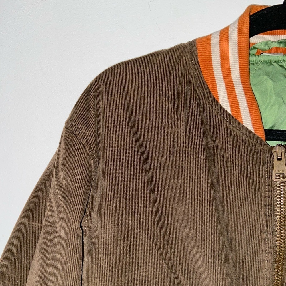 Gucci 2017 Striped Varsity Jacket Designed by Alessandro Michele size M - Picture 5 of 16